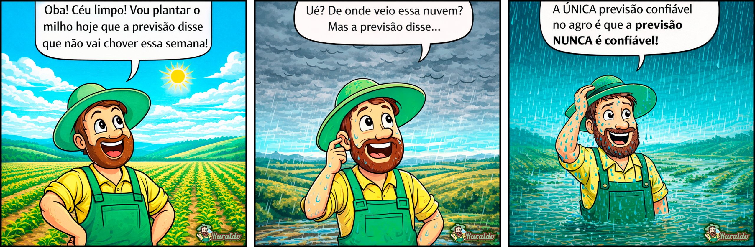 Chuvas na fazenda – Como controlar